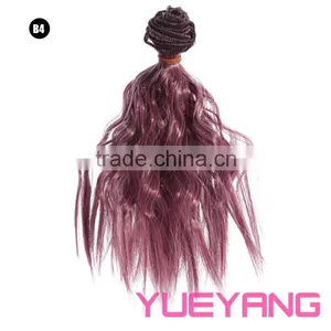 Red Wine Color Twisted Curl Braiding Hair Extensions thumbnail-2