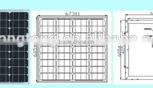 Home and Lighting 50W Monocrystalline Solar Cells, Solar Panel, thumbnail-2