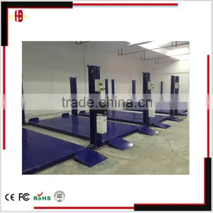 Four Post Hydraulic Auto Parking Lift Equipment thumbnail-4
