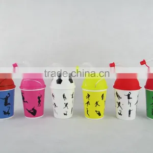 2014 NEW Sports 300ml *425ml Kids Drinking Cups With Straw thumbnail-1