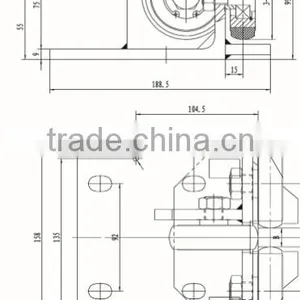 Elevator Rolling Guide Shoe for Counterweight thumbnail-2