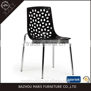 Restanraut Chrome Legs Polypropylene Plastic Chair thumbnail-3