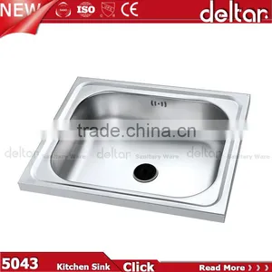 Double Bowl Kitchen Sink With Drainboard, One Piece Kitchen Sink and Countertop, Cheap Price Philippines Kitchen Sink 201 thumbnail-2
