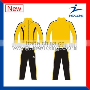 Latest Yellow Track Suit Blank Custom Tracksuit thumbnail-1
