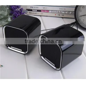 High Gloss Surface Portable Speaker Computer Mini Subwoofer thumbnail-1