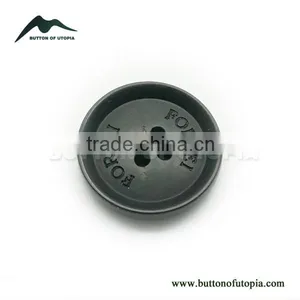 Black Horn Buttons Engraved thumbnail-1