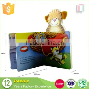 Chinese Good Quality Creative Design Hard Cover 3D Pop up Cardboard Children Book Printing thumbnail-1
