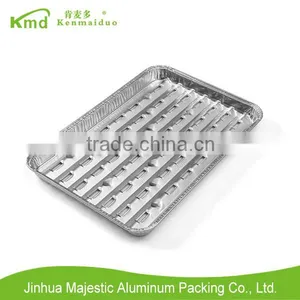 2016 New Style Aluminum Foil Barbecue Grill Pan/ BBQ Grill Pan thumbnail-2