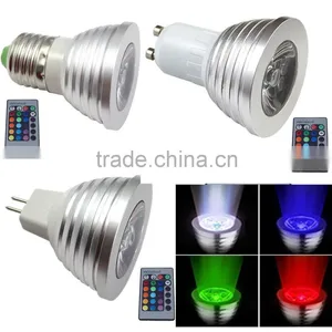 Energy Star Led E27 Remote Control 16 Color Led Rgb Bulb Light Led Bulb thumbnail-1