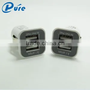 New Product 2.1A Output for Electroic Devices Portable Car Charger With Dual USB Powerbank thumbnail-6