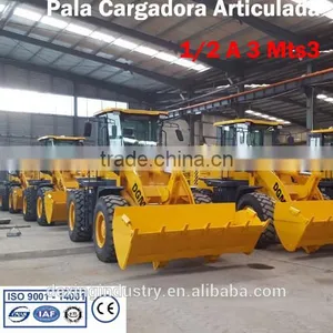 Nueva China Pala Cargadora Articulada De 1/2 A 3 Mts3 Aire Acondicionado Joystick Camara de Retroceso thumbnail-1