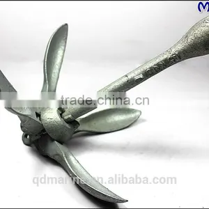 Galvanised Steel Folding Anchor 1.5KG thumbnail-1