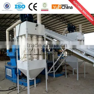 90KW Vertical Ring Die Wood Sawdust Pellet Machine thumbnail-1