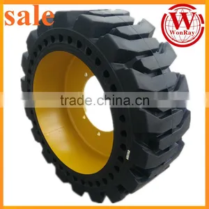 Hot Sale 33x6x10 12x16.5 Solid Flex Skid Steer Tires for John Deere Sw12165852 thumbnail-1