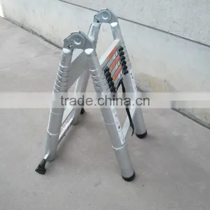 Multi-purpose Aluminium Telescopic Ladder 5m With EN131 thumbnail-1