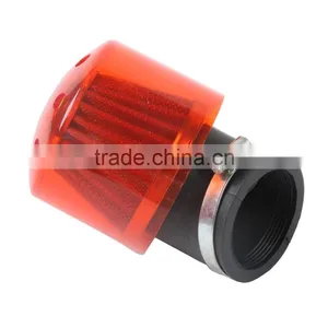 NEW Plastic Air Cleaner Intake Filter With Blue/Red Cover For All 48mm Motorcycle thumbnail-2