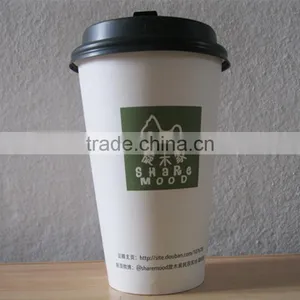 12oz 350ml Double Wall Disposable Take Away Coffee Paper Cup thumbnail-4