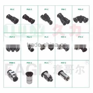 China JULY Supplier Plastic Pneumatic Y Branch Tee Type Quick Connect Pipe Fittings thumbnail-6