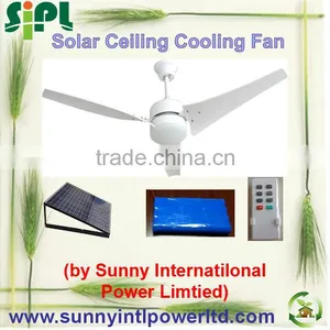 Vent Goods Air Condition LED Light Solar Ceiling Fan 60inch High Efficiency Fan thumbnail-1