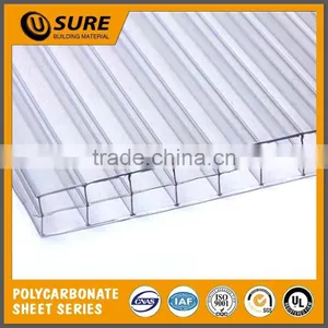 4mm / 6mm / 8mm / 10mm Green House Twin Wall Hollow Polycarbonate Sheet thumbnail-1
