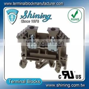 TF-4 Euro Type 600V 35A Screw Clamp 4mm Din Barrier Strip thumbnail-3
