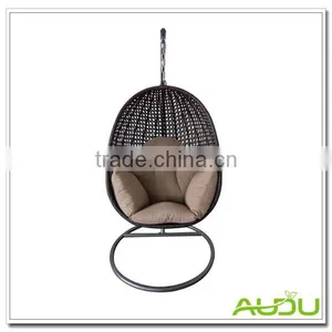 Single Adult Size Cheap Garden Swing With Cushion Inside thumbnail-1