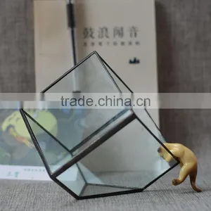 Indoor Decorative Plant Geometric Glass Errarium for Plant Holder thumbnail-2
