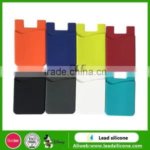 2017 Wholesale 3M Cell Phone Sticker Silicone Mobile Phone Card Holder thumbnail-5