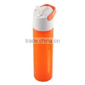 Easy-to-go Passion Orange Glass Bottle Silicone Protective Shell thumbnail-2
