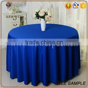 Plain Polyester Round Table Cloth for Home/wedding thumbnail-5
