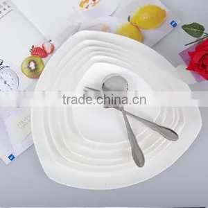 White Ceramic Dinner Plate thumbnail-1