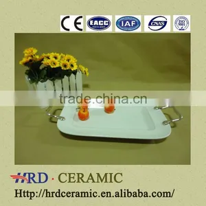 Hot Sale Porcelain Plate With Handle,stock Ceramic Tableware thumbnail-1