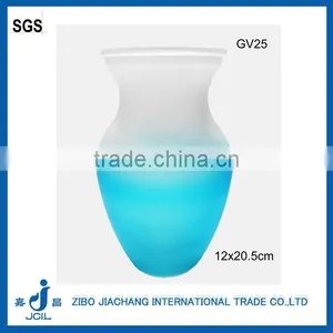 Blue Elegant Wholesale Glass Vase thumbnail-1