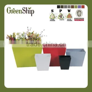 Decorative Large Rectangular and Square Indoor Colorful Painting Planter Box thumbnail-1