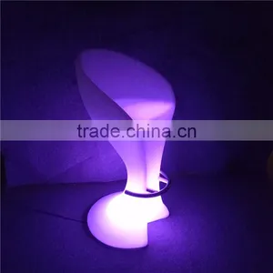 Best Selling Products in Philippines Modern Seat Confortable LED Glowing High Bar Stools thumbnail-5