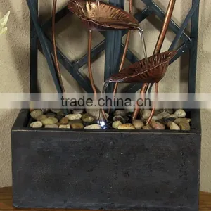 Wandering Leaves Tabletop Water Fountain thumbnail-3