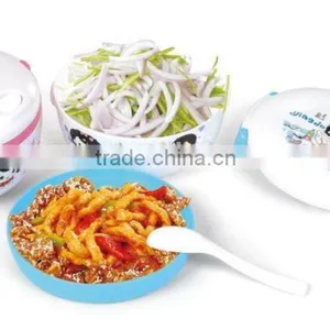 Plastic Large Round Double Lunch Boxes/Insulation Boxes thumbnail-2