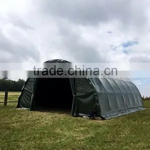 Fabric Storage Buildings , Farming Equipment Warehouse Tent, Portable Car Storage Shelter . Movable Car Garage thumbnail-2