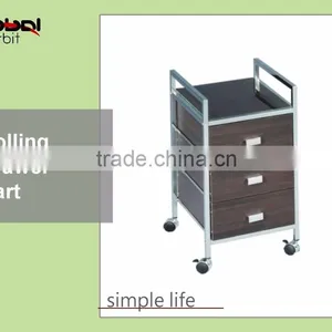 Sort Bin Organizer Storage Sturdy Shelf MDF Lightweight Medical 5 Drawers Rolling Carts thumbnail-3