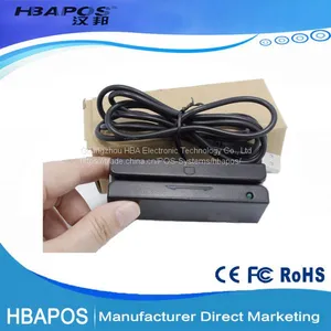 2017 Hot Cheap 3 Tracks Usb Magnetic Card Reader Credit Card Skimmer HBA-900 thumbnail-5