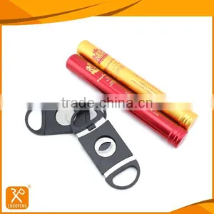 3.5" Professional Stainless Steel Foldable Twin Blade Cigar Scissors thumbnail-1