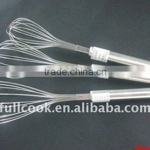 Stainless Steel Egg Beater W/deluxe Handle thumbnail-1