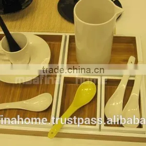 Rectangle Bamboo Tray With Sharp Corner thumbnail-1
