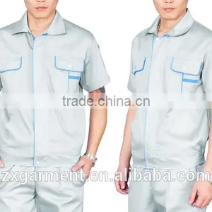 2016 OEM Unisex Overall Uniforms Short Sleeve Workwear thumbnail-1