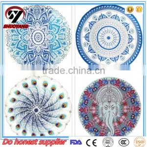 Ebay Hot Selling Cotton Oil Painting Style Beach Towel thumbnail-6