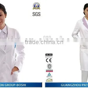 Austrial Hot Sell Pink Lab Coat 100% Cotton Lab Coat Nurse Gown thumbnail-3