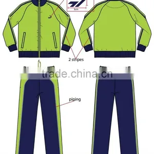 20,000 Sets STOCKLOTS Factory Sport Wear Suit Mens Women's 220g Polytricot Fabric Stocks thumbnail-6