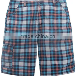 Grid Pattern Stocklot Beach Board Shorts thumbnail-5
