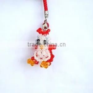 Fashion Crystal Duck Charm Accessories, Lovely Cartoon Charm Accessories for Mobile Phone, Cell Phone, Kids Costume thumbnail-1
