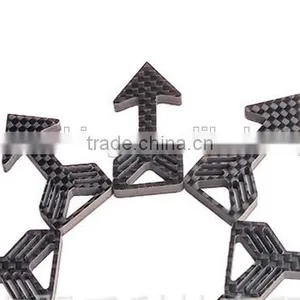 New Material Carbon Fiber Arrow Pendant Diy Fashion Arrow Pendant for Keyrings Pendant 2017 thumbnail-1